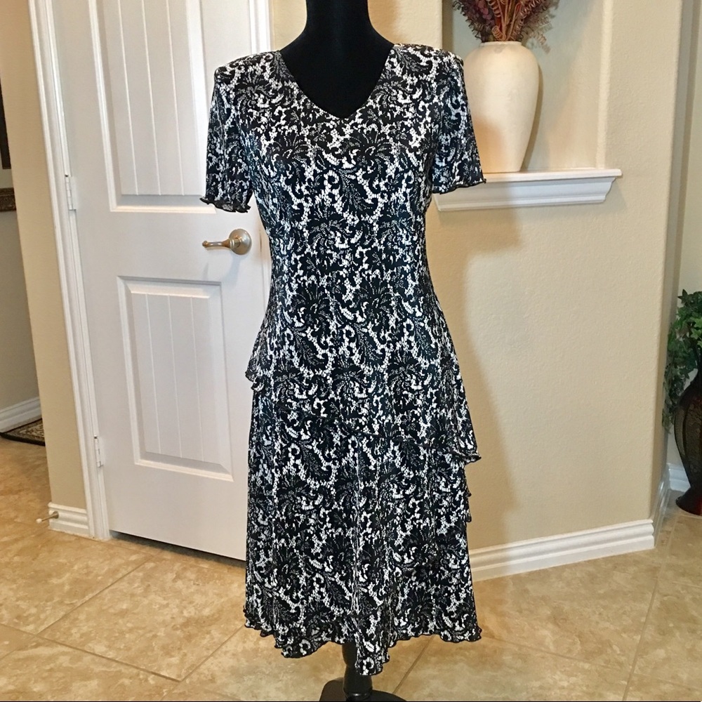 Black and White Dress